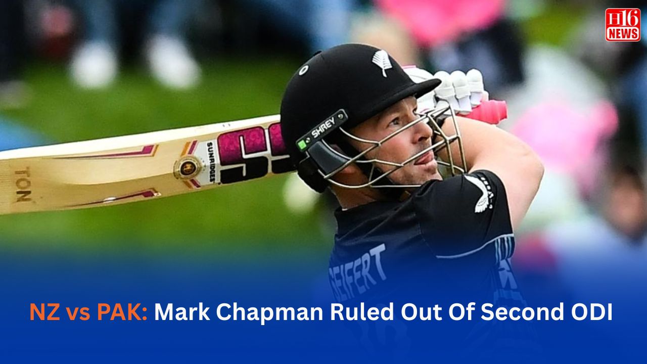 NZ vs PAK: Mark Chapman Ruled Out Of Second ODI